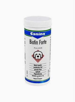Canina Biotin Forte Polvere 100 gr rende pelo lucido e folto