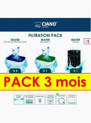 Askoll Kit filtri risparmio per acquario Ciano L