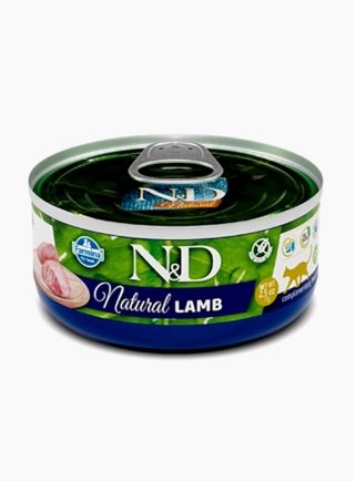N&D CAT NATURAL AGNELLO  80 gr -complementary food