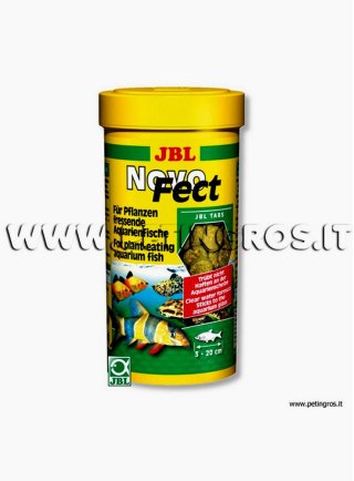 JBL Novo FECT 250 ml/400 Tabs - Mangime vegetale in tabs