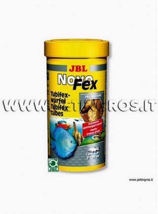 JBL Novo FEX 250 ml/30 g cubetti di tubifex liofilizzati