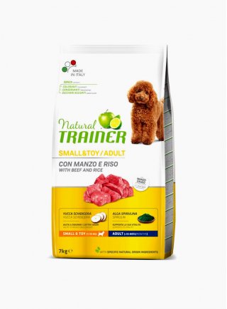 Trainer Natural Dog  Small & Toy Manzo e Riso 2,00Kg
