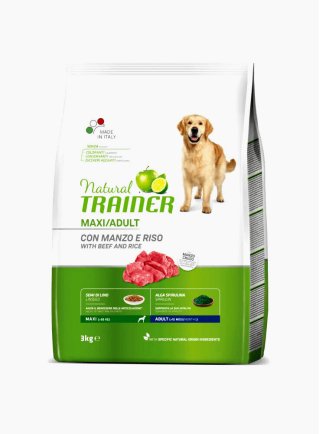 Trainer Natural Dog Maxi Adult Manzo e Riso 3kg