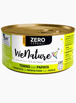 WENATURE CAT ZERO - TONNO E PAPAYA 85GR