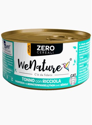 WENATURE CAT ZERO - TONNO E RICCIOLA 85GR