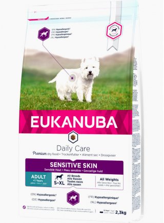 Eukanuba Dog Adult Sensitive Skin 2,3 kg