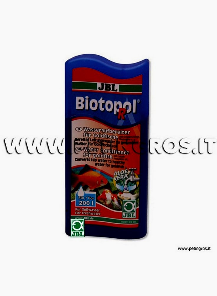 JBL Biotopol R biocondizionatore pesci acqua fredda confezione 100 ml per trattare fino a 200 lt