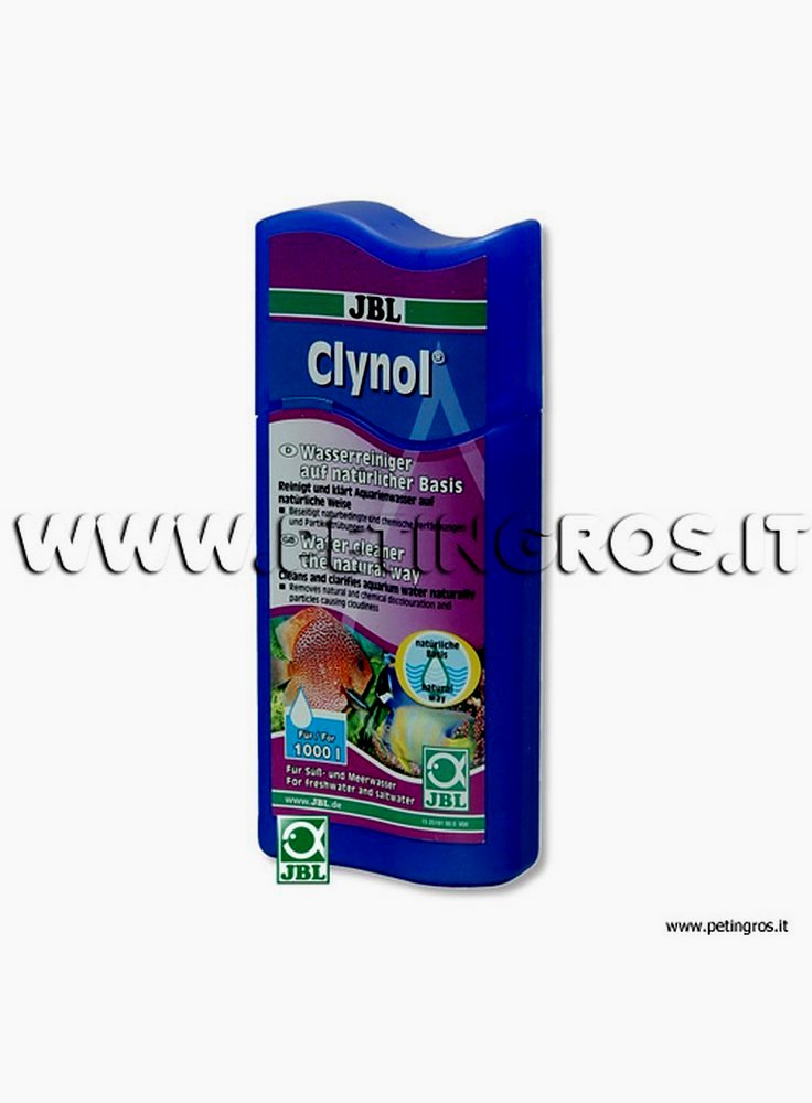 JBL Clynol depurante naturale in formato da 100 ml per trattare fino a 400 litri di acqua