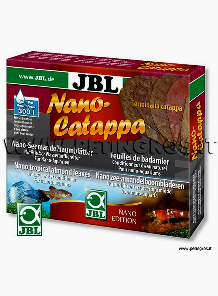 JBL Nano Catappa - Foglie di mandorlo tropicale 10 pz x trattare 300 litri