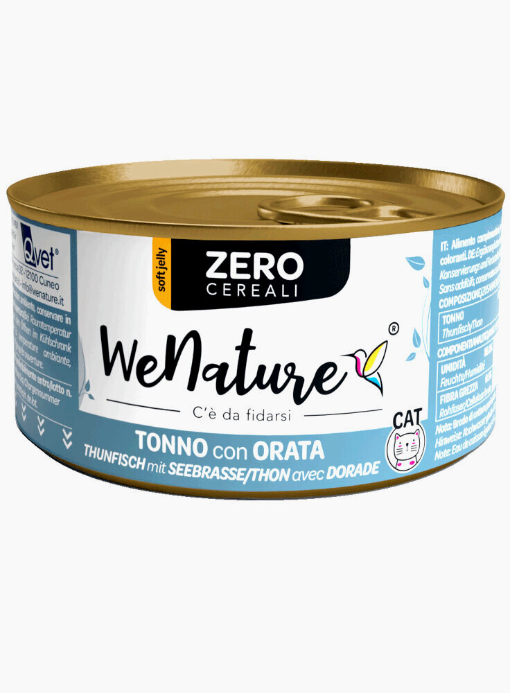 WENATURE CAT ZERO - TONNO E ORATA 85GR