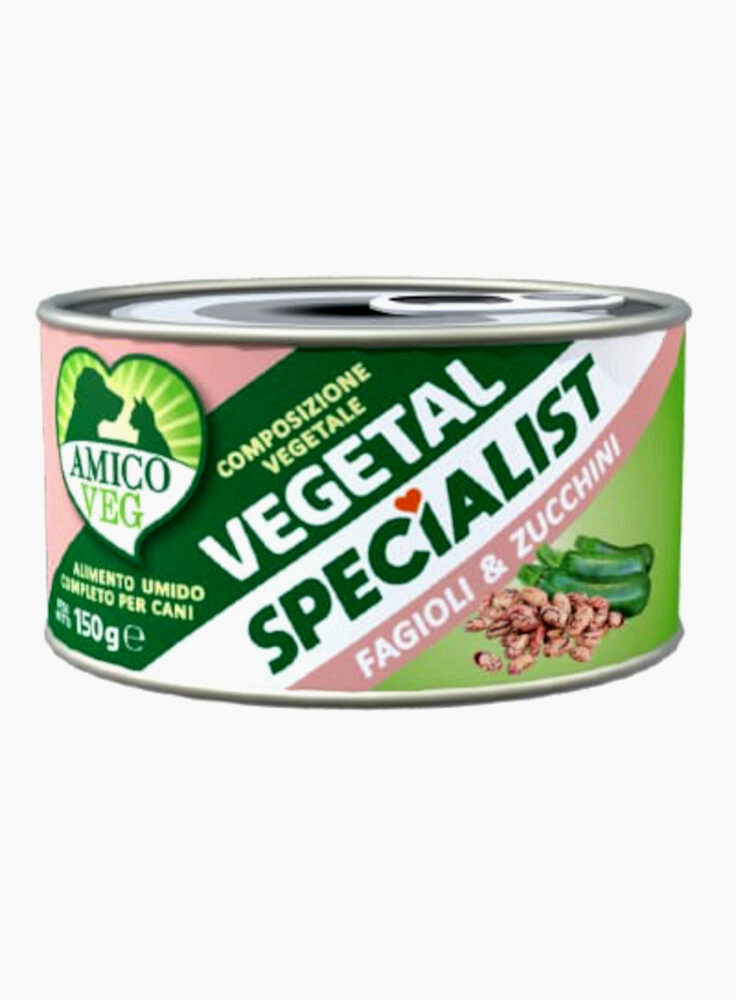 AMICO VEG Vegetal con Zucchini e Fagioli 150g - Linea Specialist