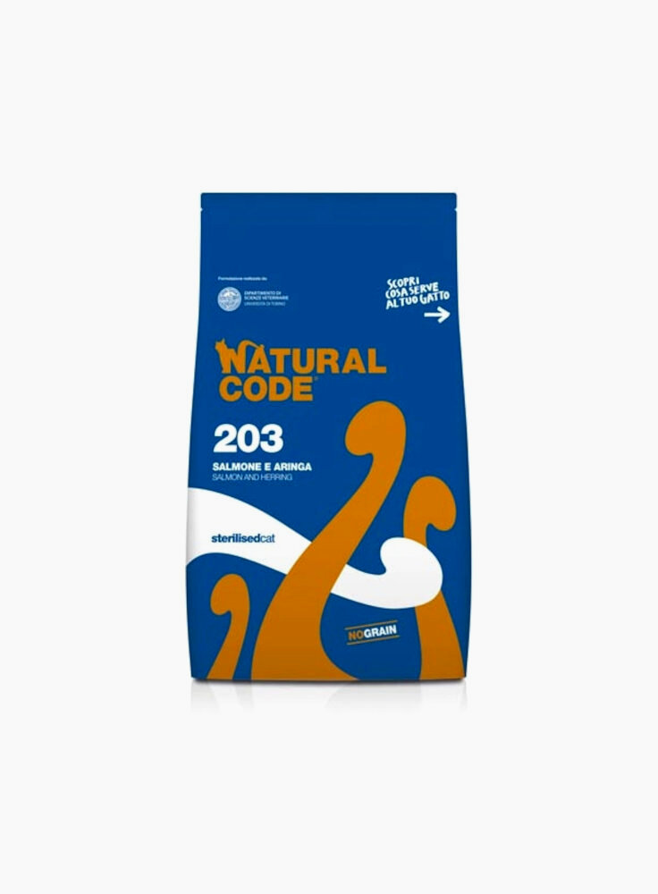 Natural Code 203 Salmone e Aringa 1,5 kg