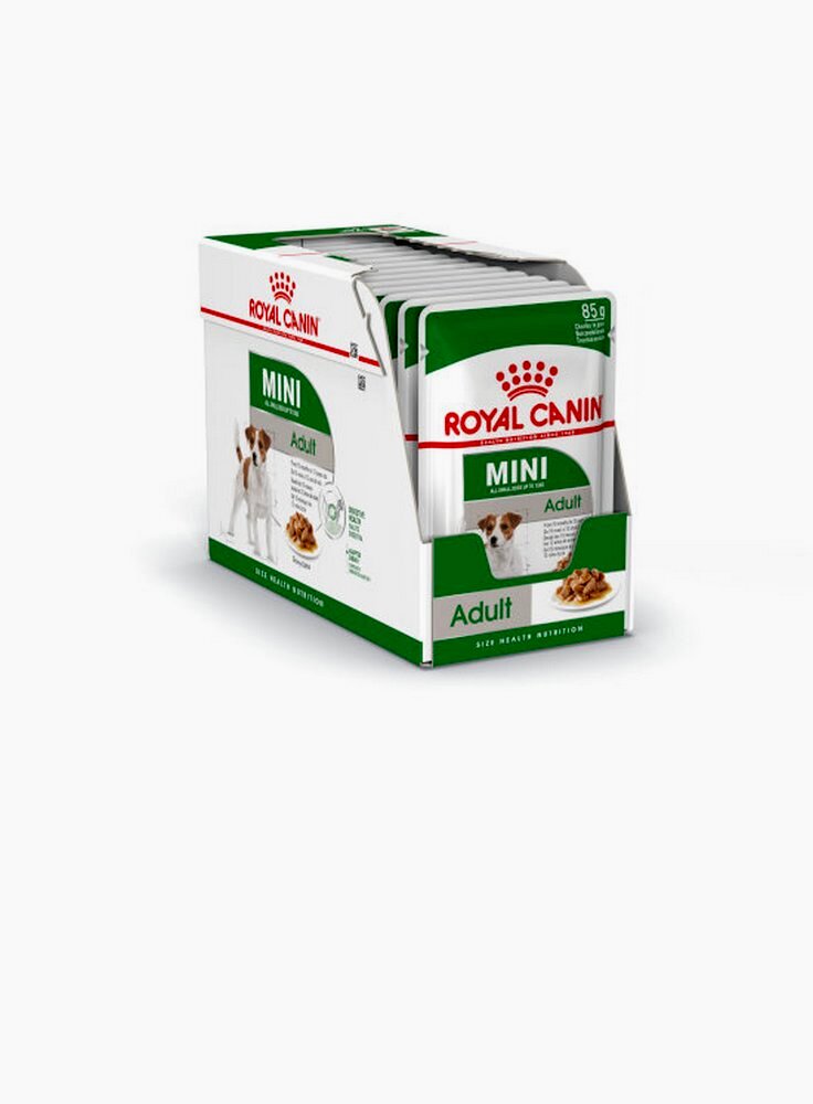 Mini adult buste cane Royal Canin 12x85gr