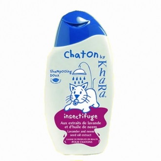 Zolux Khara Shampoo antiparassitario CHATON INSECTIFUGE gattini 200 ml