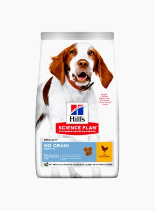 Hill's Science Plan NO GRAIN MEDIUM ADULT Alimento per Cani con Pollo