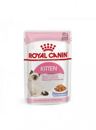 NEW Royal Canin Feline Kitten Instinctive Jelly 12x85gr