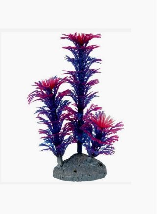 Decorazione pianta per acquario plant color small Blu
