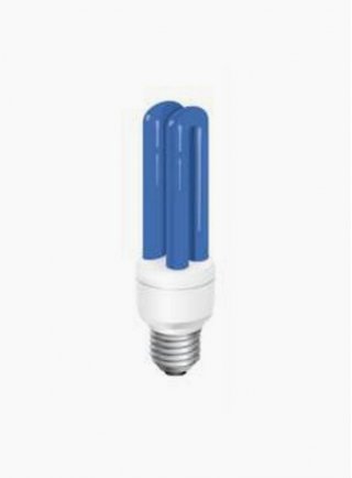 Lampada energy saving Moonshine blu 25.000 k attacco E27 14 watt/2U senza scatola