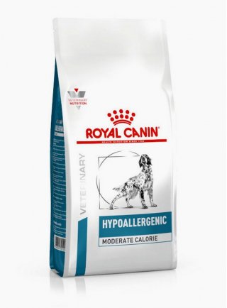 Hypoallergenic Moderate Calorie cane Royal Canin 1,5 kg