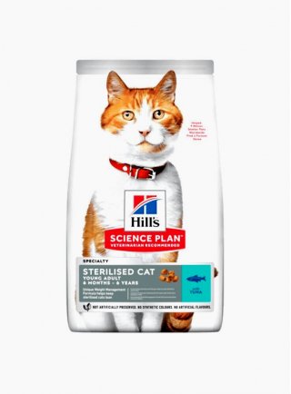hill's feline Sterilised cat young adult kg 1,5 tonno