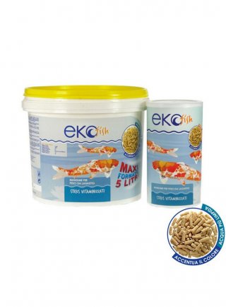 Ekofish color mix sticks vitaminizzatti 40 Lt