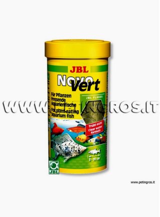 JBL Novo VERT mangime a base vegetale in scagli confezione da 250 ml/40 g