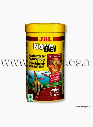 JBL Novo BEL mangime di base per pesci ornamentali acqua dolce confezione da 1 litro/160 g