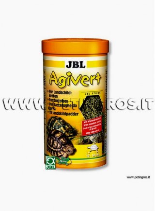 JBL Agivert formato da 1000 ml/420 g bastoncini vegetali per Tartarughe