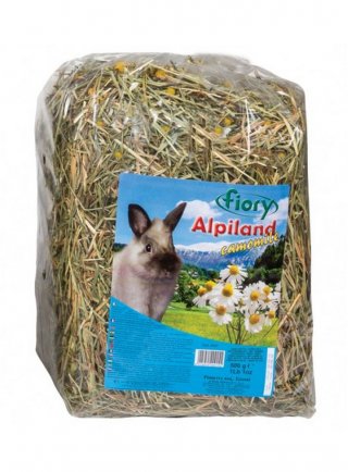 Fieno per conigli Alpiland Fiory Camomile 500 gr