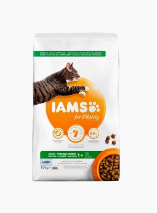 Iams for Vitality Cat Base Adult All Breeds Ocean Fish 10 Kg