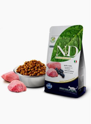Farmina N&D gatto grain free agnello e mirtillo 5 Kg