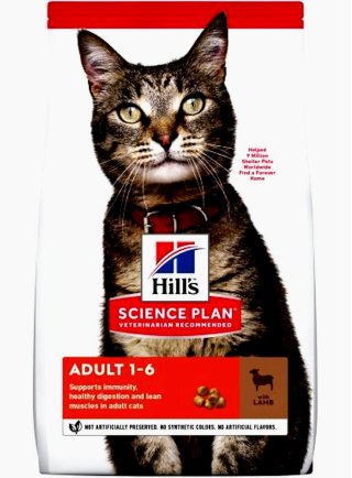 Hill's Gatti mangime alimento per gatti con adulti Agnello 300 gr