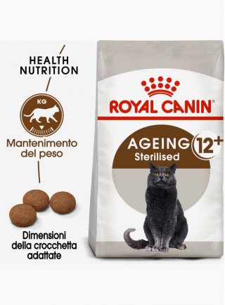 Ageing 12+ Sterilised gatto Royal Canin 4 kg