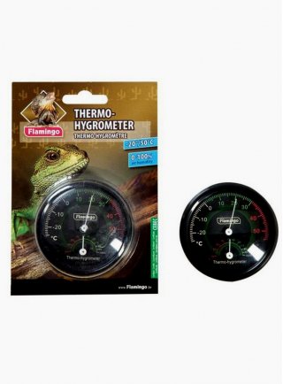 Termometro e igrometro analogico per rettili