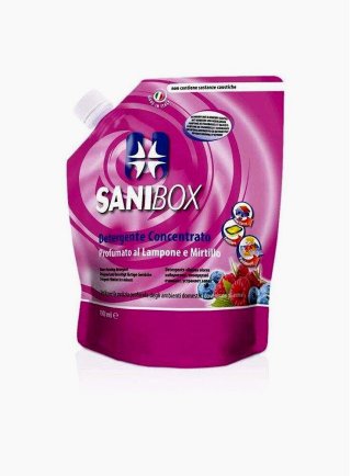 Sanibox detergente concentrato al lampone e mirtillo 1000 ml