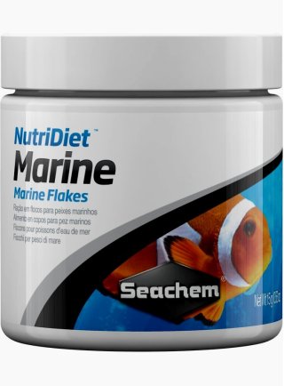 Seachem Nutridiet Marine e Marine Plus Flakes Alimenti Dietetico per Pesci