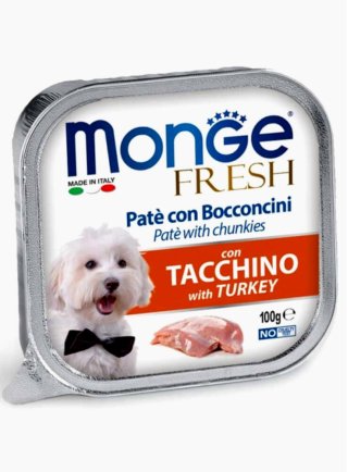Monge FRESH Tacchino 100g vaschetta - cane