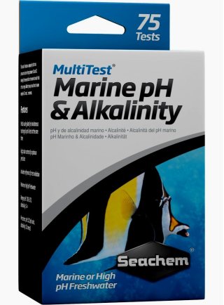 Multitest per misurazione Ph e alcalinità marino per acquario marino