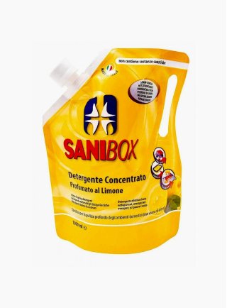 Sanibox detergente concentrato al limone  1000 ml