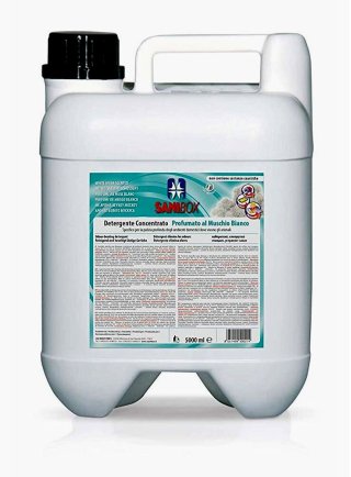 Sanibox detergente concentrato al muschio bianco 5000ml