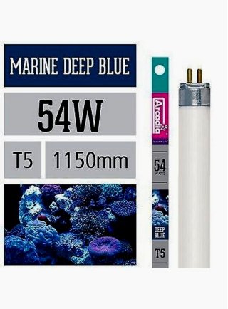 Arcadia Neon Marine Blue attinico T5 54W luce per acquario marino esalta i coralli