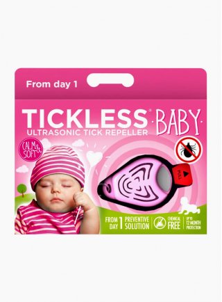 TICKLESS BABY - repellente contro zecche per bambini colore rosa