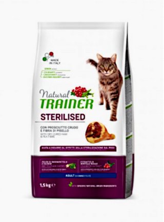 Trainer Natural Cat Adult Sterilised con Carne