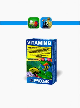 Prodac Vitamin B Mangime per pesci in gocce gr 30