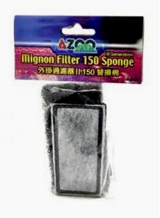 Azoo Ricambio spugna + carbone filtro mignon appeso