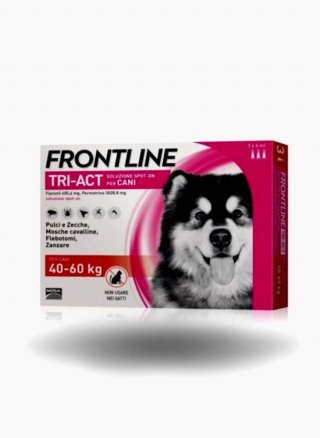 FRONTLINE TRI-ACT SPOT-ON XL 40-60KG 6PIP
