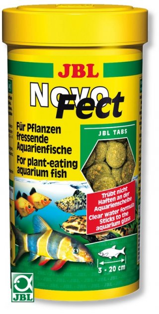 Jbll Novo FECT mangime vegetale per pesci d'acqua dolce in compresse