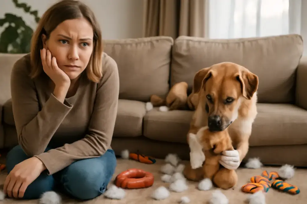 Perché il mio cane distrugge tutti i giochi? Una causa spesso sottovalutata