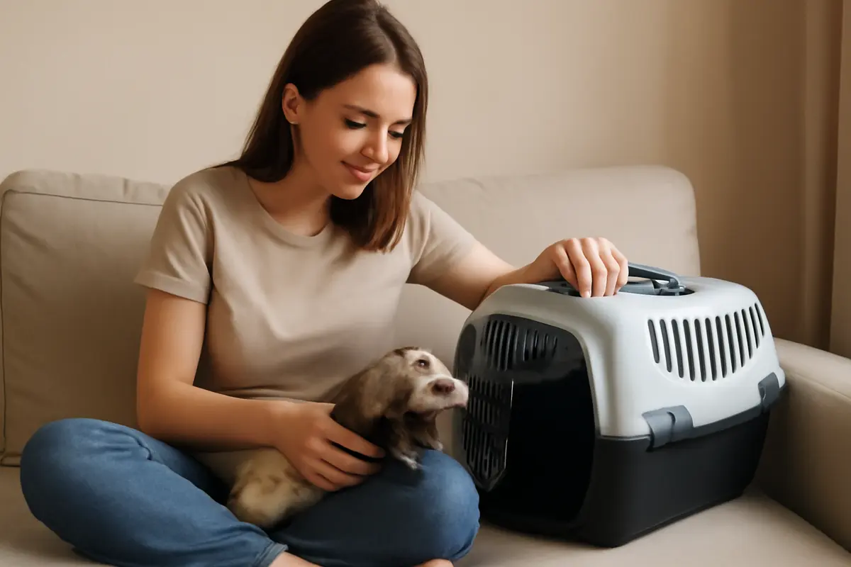 Furetti e trasportini: come abituarli senza stress prima della prima uscita