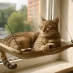 Amache per gatti da finestra: un trucco per aumentare il loro relax preferito